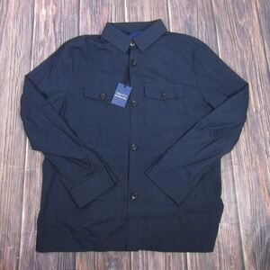 Collars & Co Blazer Mens 3XL Navy Maverick Casual 5-Button Shirt Jacket